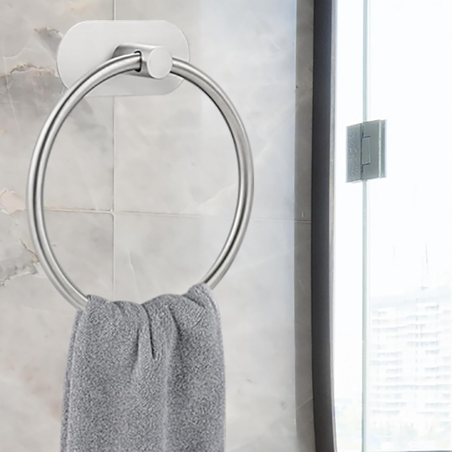 Thumbnail 1 de Markcco Self-Adhesive Towel Ring 2 Pack