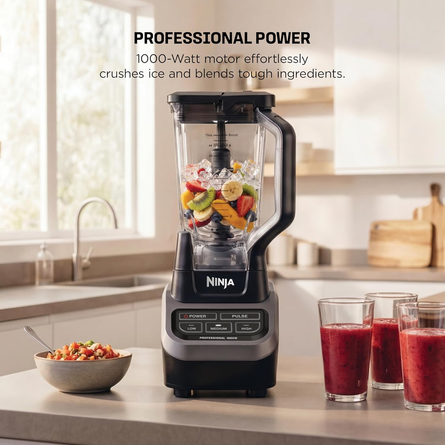 Thumbnail 1 de Ninja BL610 1000W blender, 72-oz pitcher