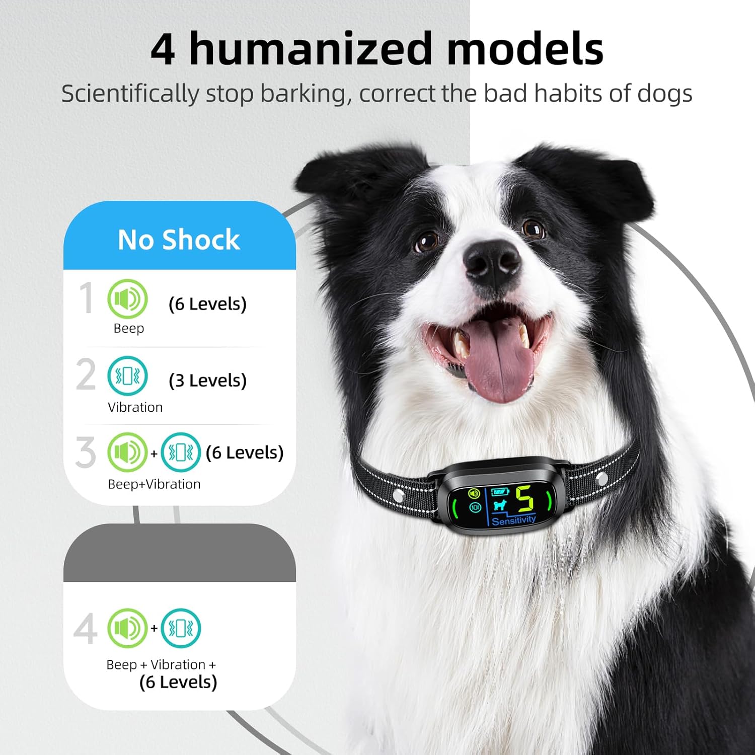 Detalle de FAFAFROG Dog Bark Collar 27 in