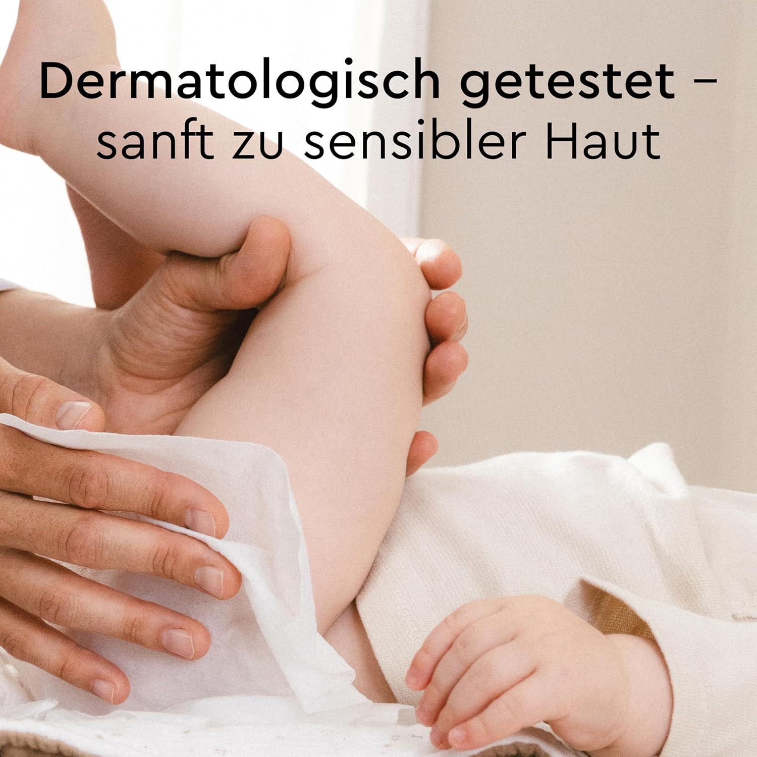 Detalle de LILLYDOO Feuchttücher 99% Wasser, 600 Stück – 100% plastikfrei, ohne Parfüm