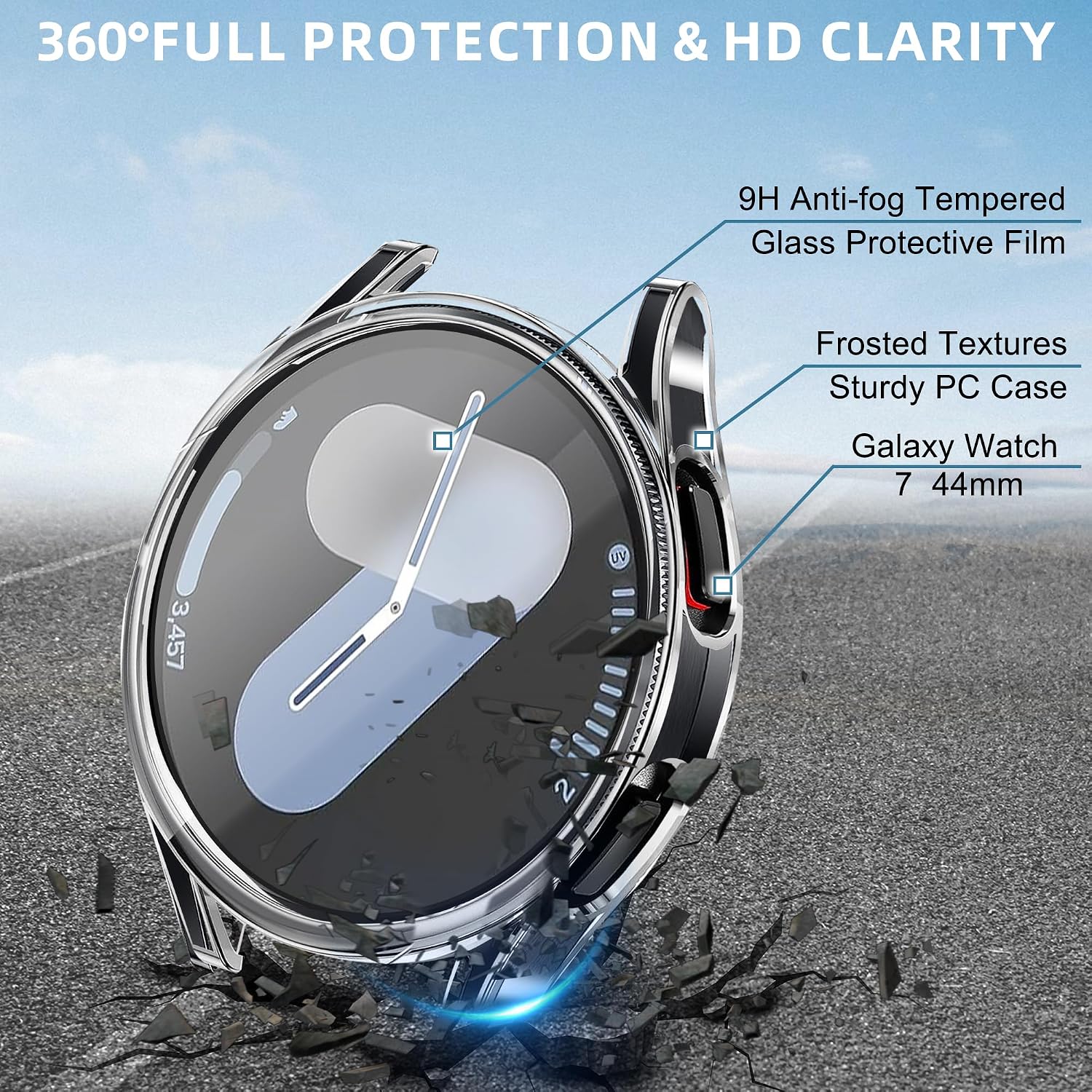 Thumbnail 6 de LINTEKER Watch 7 44mm screen protector case