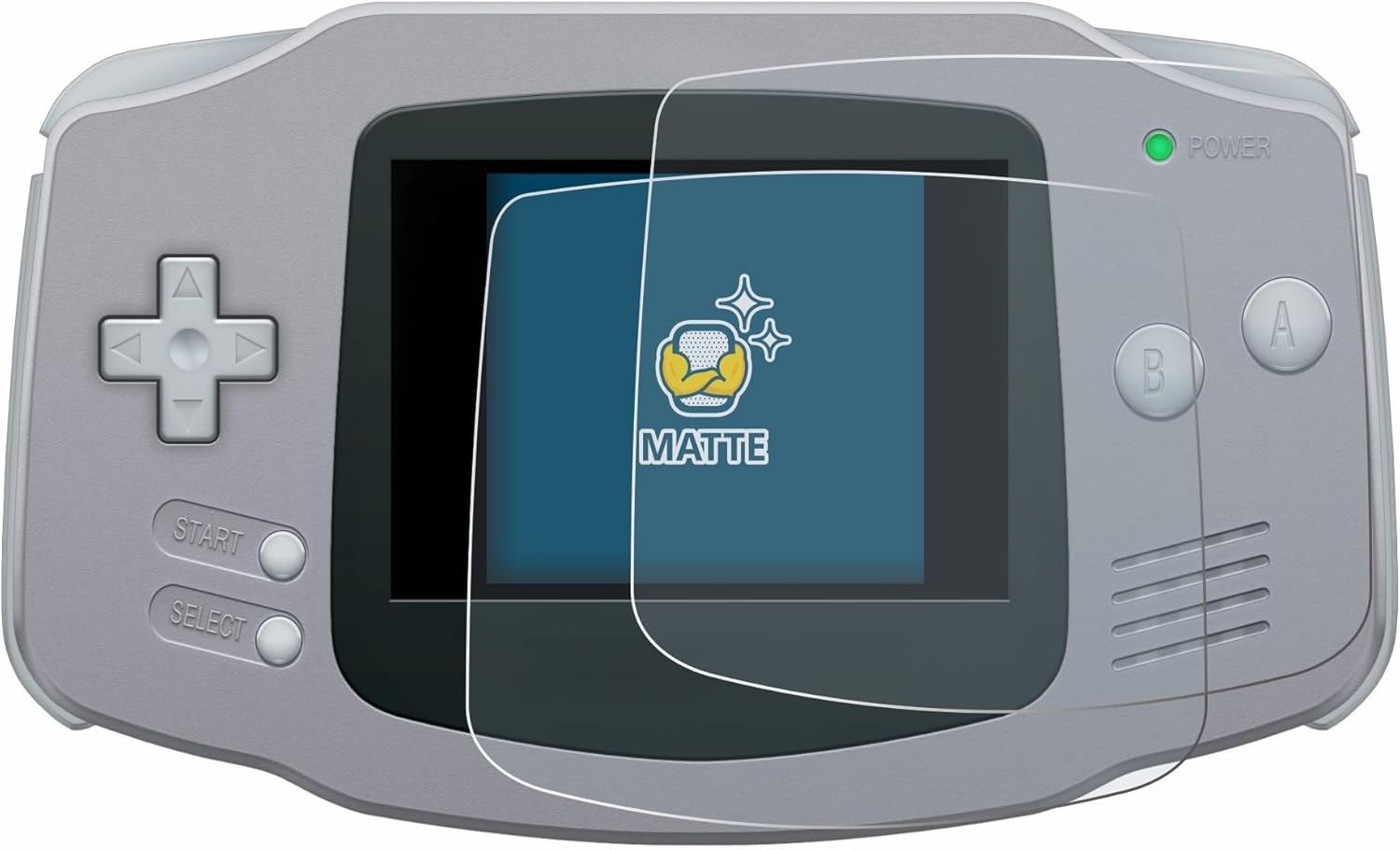 Thumbnail 1 de BROTECT Anti-Glare Matte Screen Protector for Game Boy Advance (GBA) – 2 Pack
