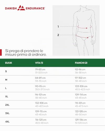 Thumbnail 5 de DANISH ENDURANCE Boxer Uomo Cotone – 6 Paia, MT/M (Nero, Verde-Arancione, Blu-Mare/Bordeaux, Retro)