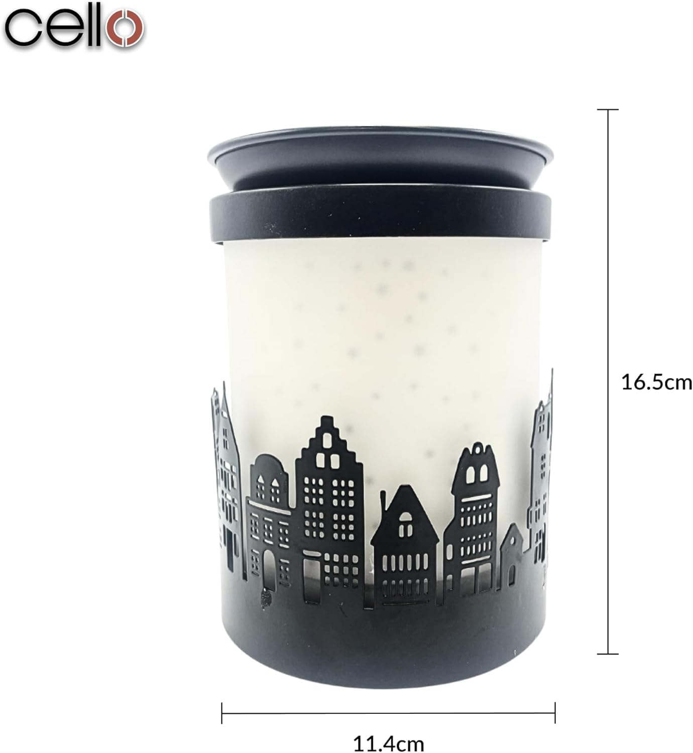 Thumbnail 1 de Cello City Northern Lights Electric Melt Burner – colour-changing wax & oil burner for fragrance and relaxing décor