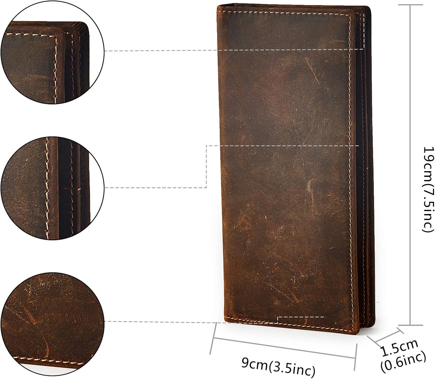 Thumbnail 1 de BRASS TACKS Leathercraft Long Wallet