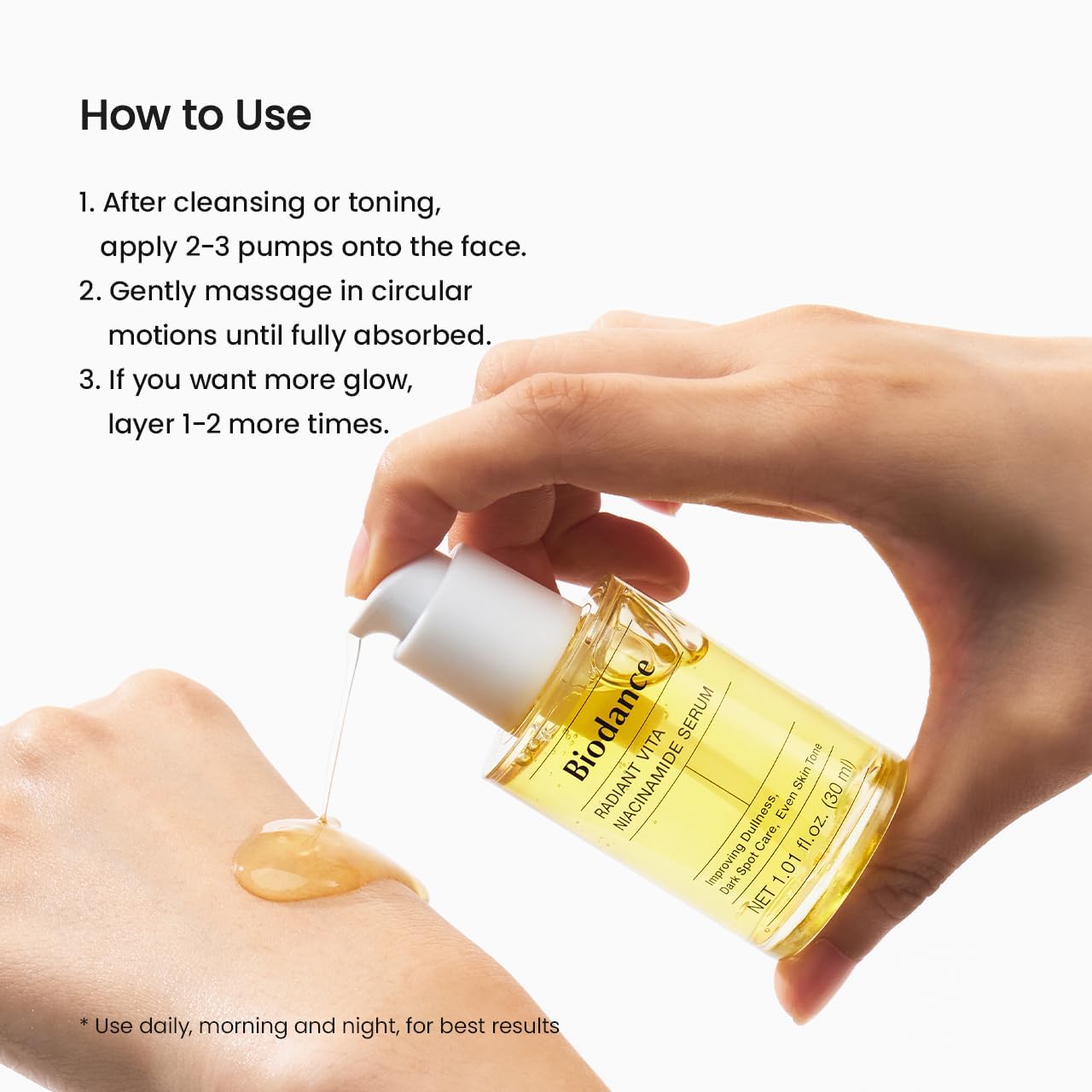 Thumbnail 6 de BIODANCE Radiant Vita Niacinamid-Serum – für gleichmäßigen Teint, 30 ml