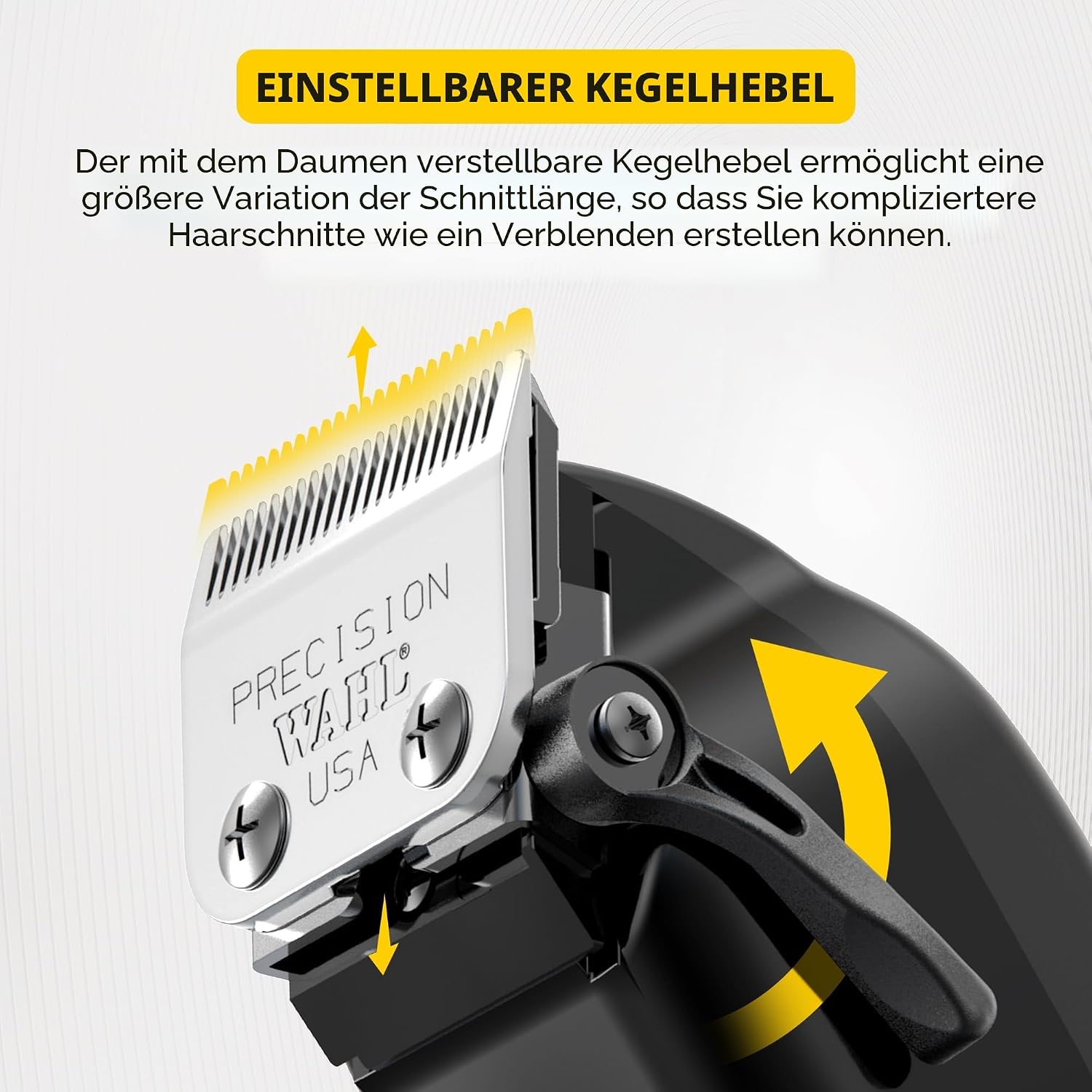 Detalle 2 de Wahl Elite Pro Haarschneider für Männer – Selbstschärfende Präzisionsklingen, Secure-Fit, Taper Lever, kabelgebunden