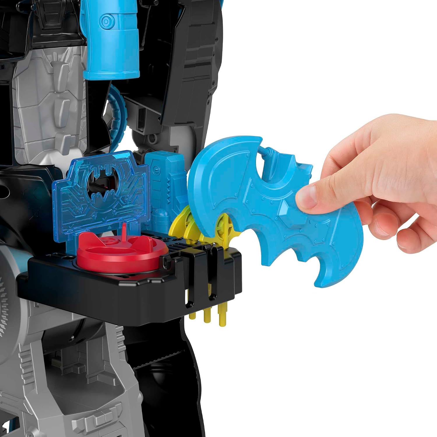 Thumbnail 2 de Fisher-Price HBV67 Imaginext DC Super Freunde Bat-Tech Batbot – 2-in-1-Roboter mit Licht, Sound und Batcockpit