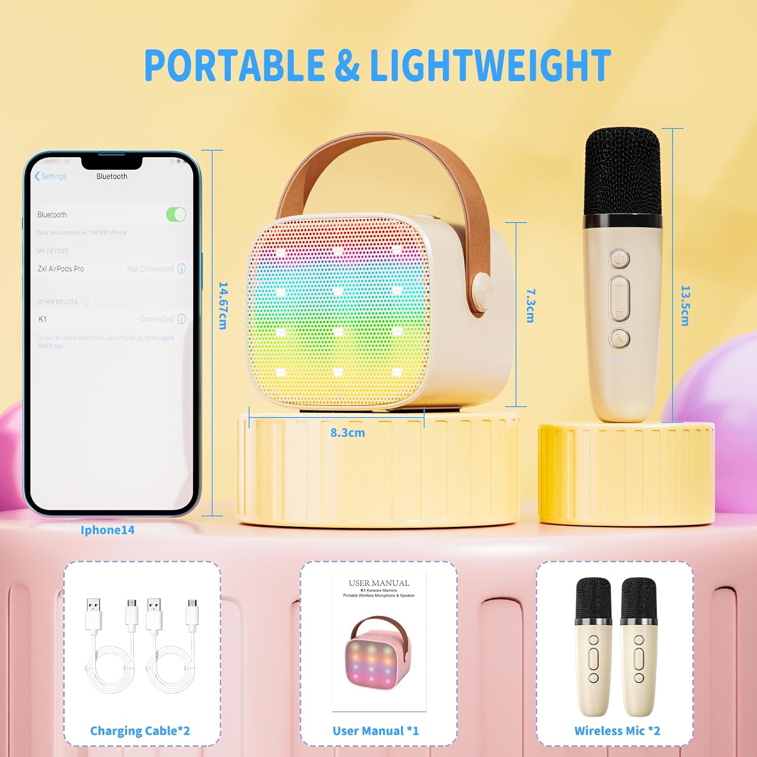 Detalle de Ankuka Karaoke per bambini 450 g 🎤