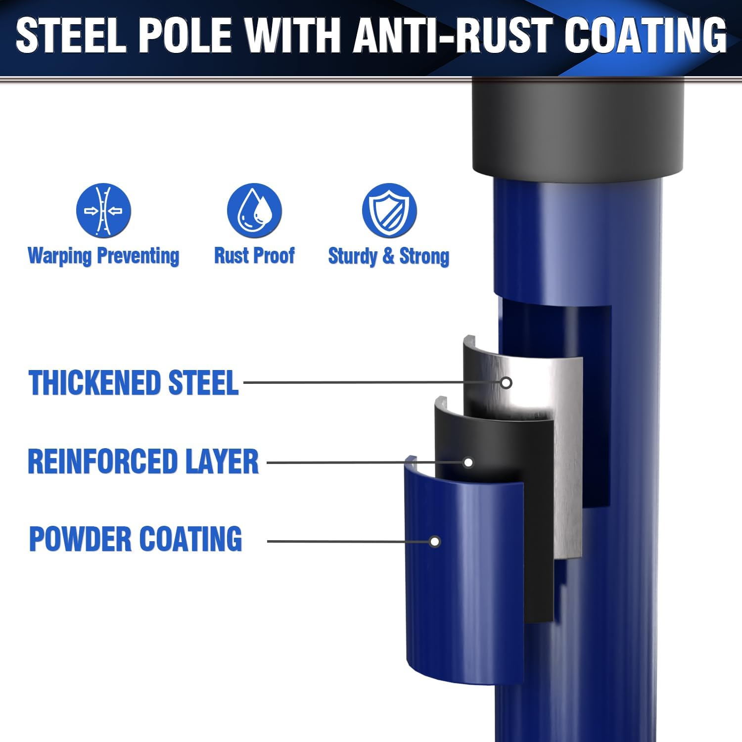 Thumbnail 4 de 3-H Cabinet Jack, 29.5–52.3 in