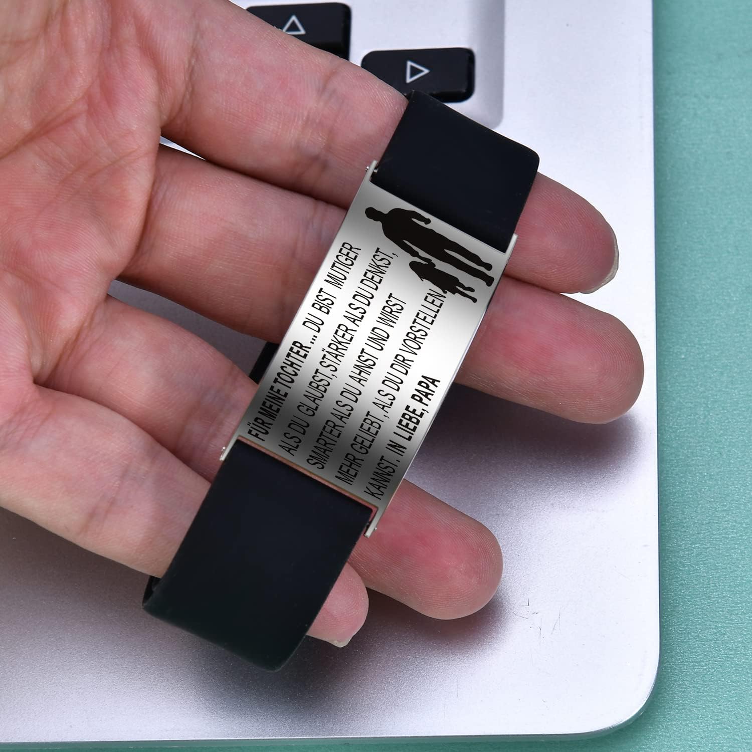 Detalle 2 de YOTHIWAD Armbänder für Tochter mit Gravur