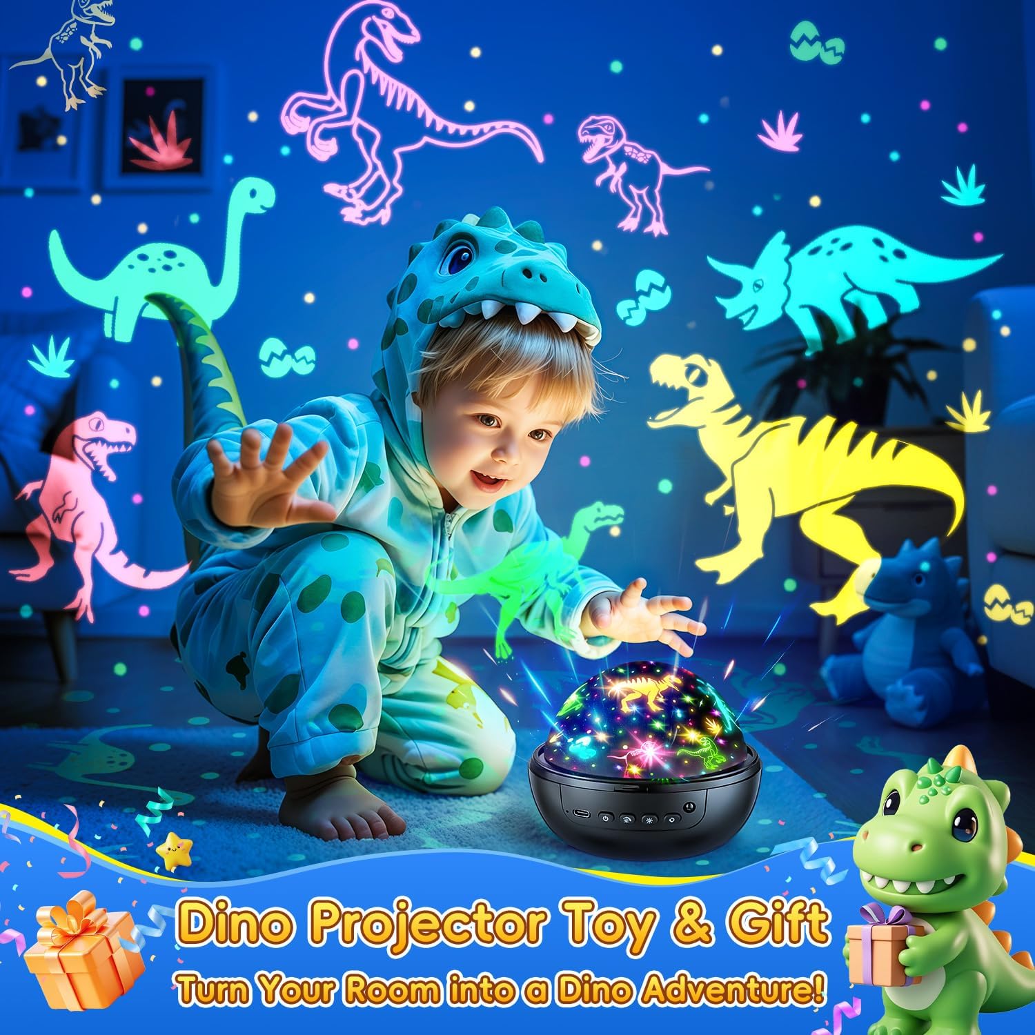 Thumbnail 1 de Staryou Dinosaur Toy 7-in-1