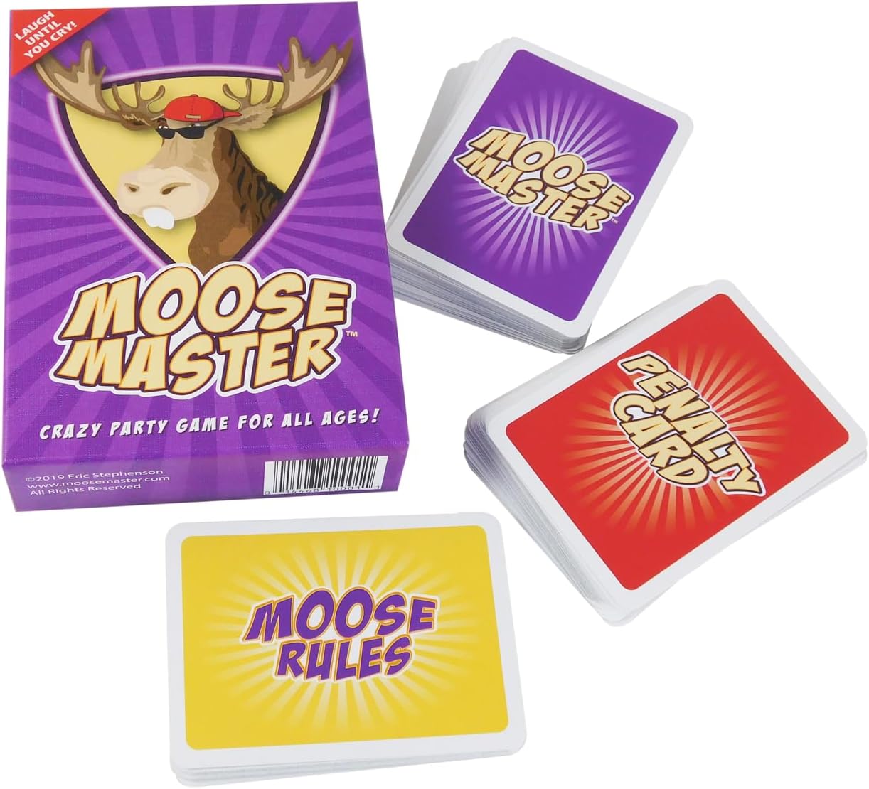 Detalle 2 de Moose Master “Laugh Until You Cry Fun” Card Game (3–10 Players, 110 Cards)