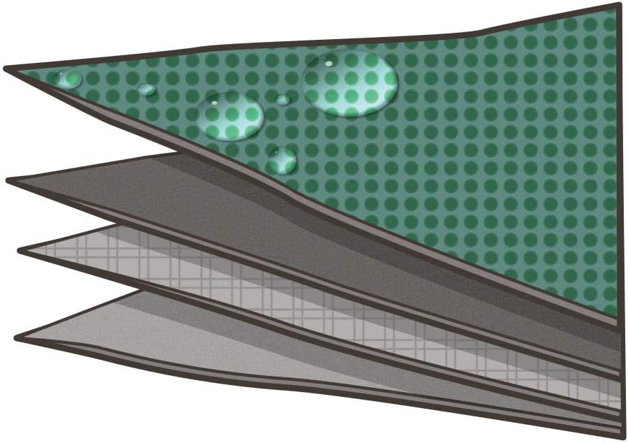 Detalle de Maypole Grande Housse d'attelage — couverture A pour caravane/remorque, vert, grande taille