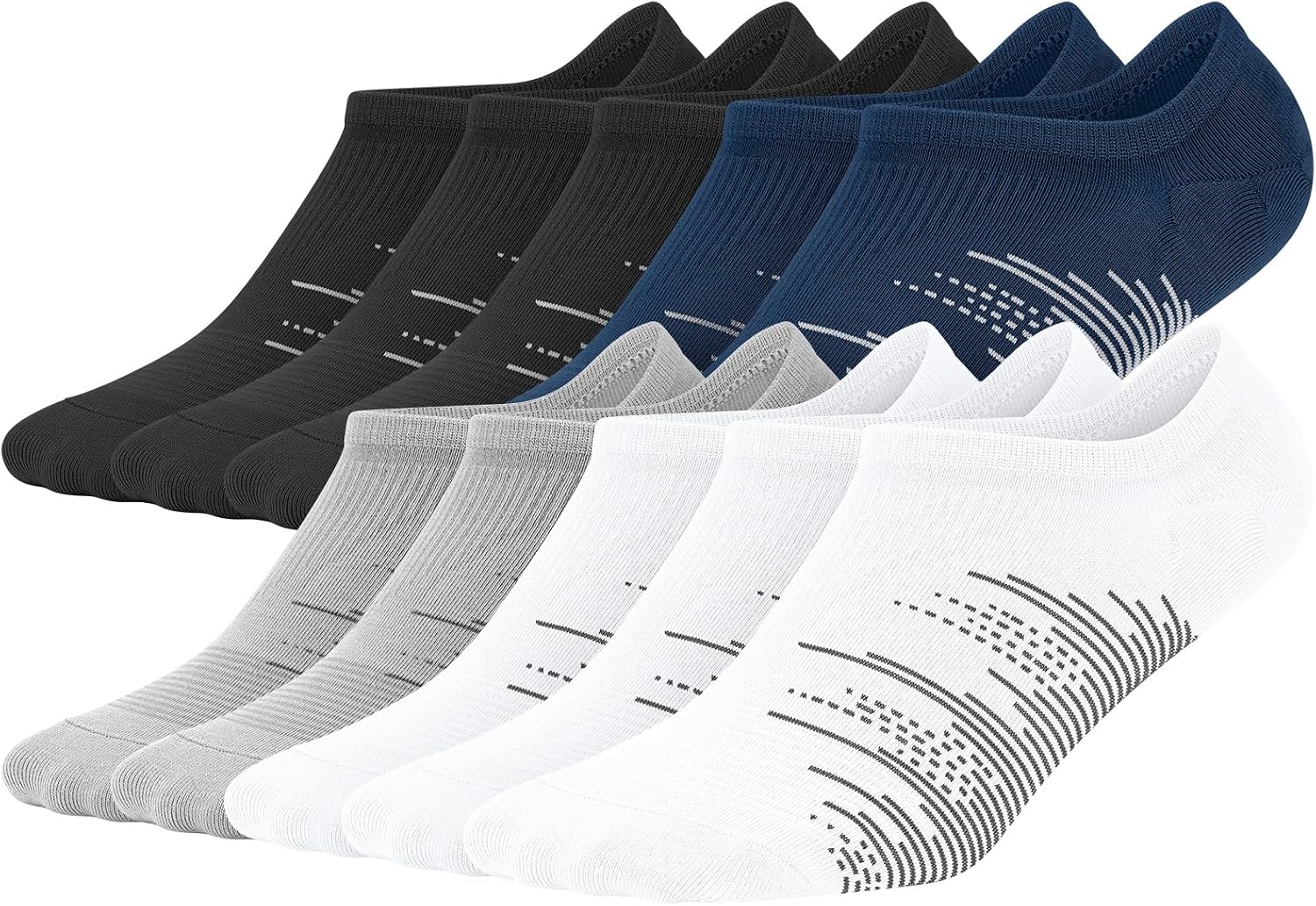 Detalle de Wernies No-Show Socks, 10-Pair Pack