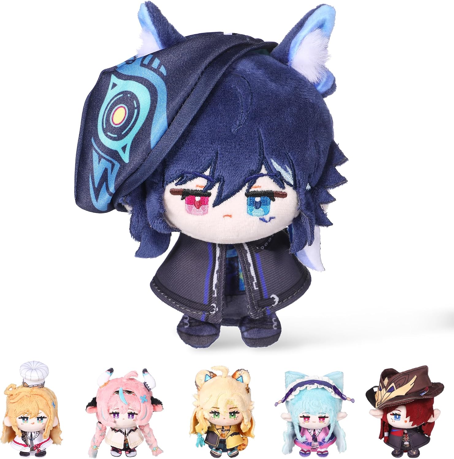 Detalle de UTIEHD Anime Spielcharakter Rucksackanhänger – Niedlicher 10 cm Sammler Schlüsselanhänger für Fans