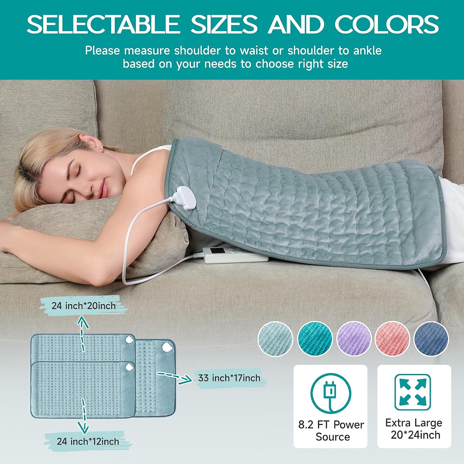 Thumbnail 6 de Vilicert Heating Pad 20" x 24