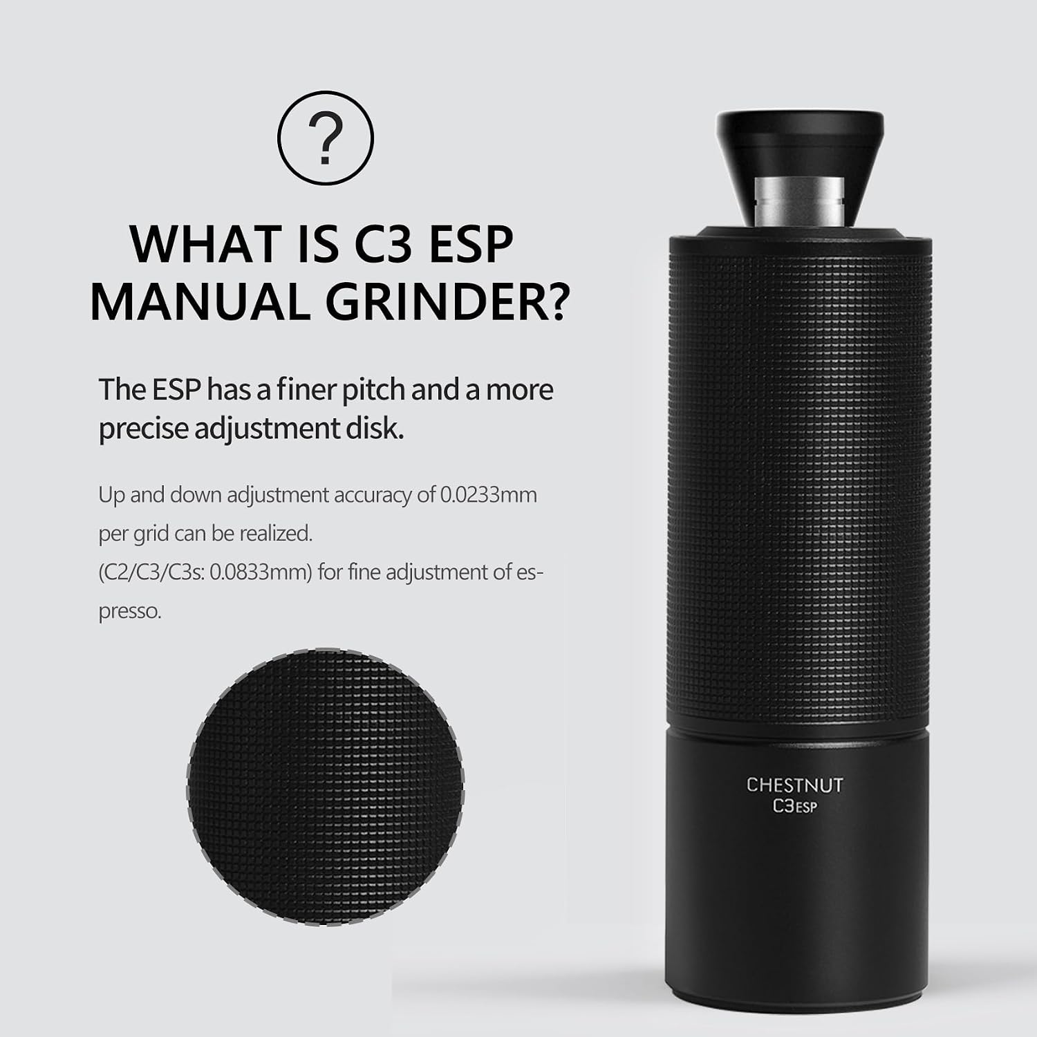 Thumbnail 5 de TIMEMORE Chestnut C3 ESP Manual Coffee Grinder 30g