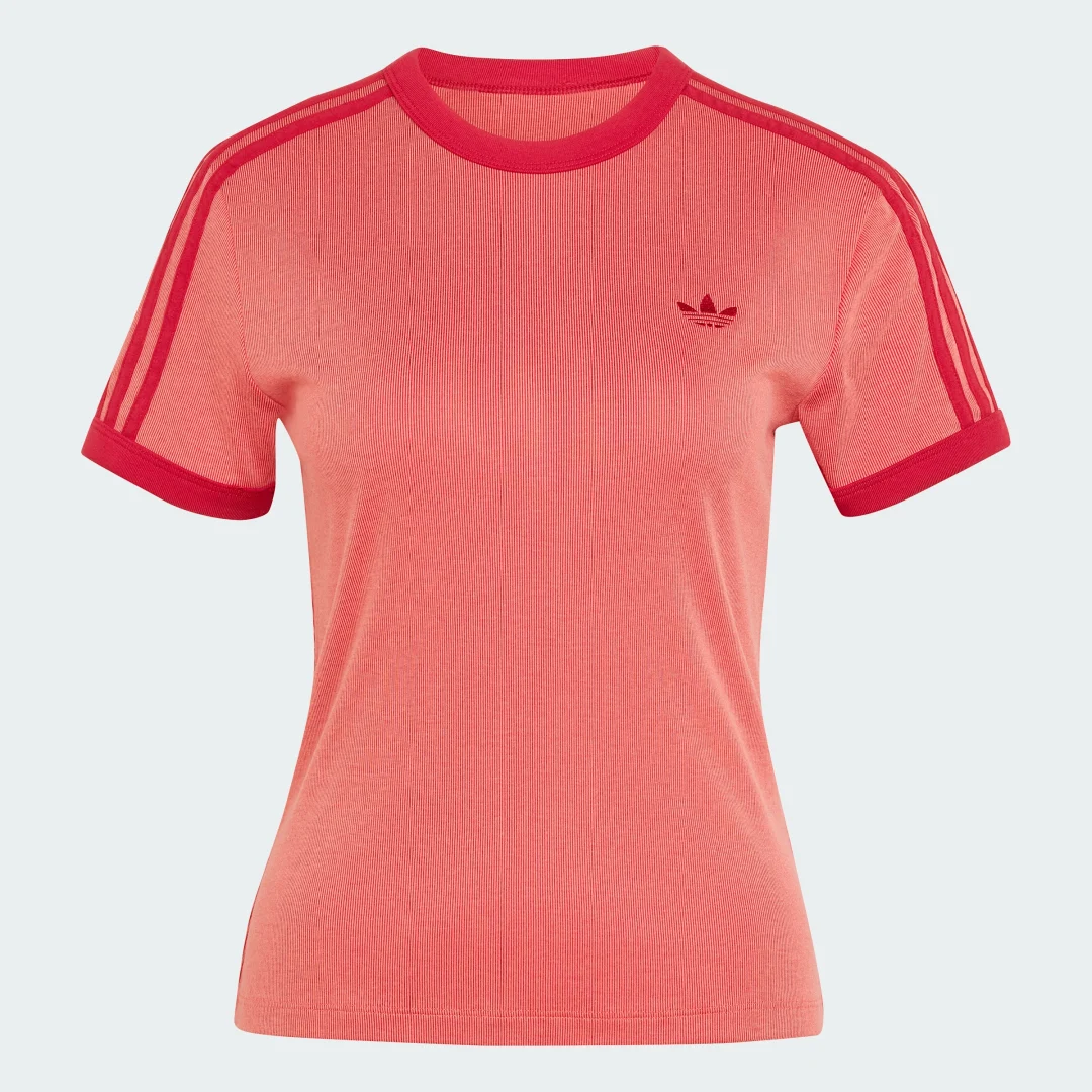 Thumbnail 3 de Camiseta Heather 3S Cali de Adidas - Burgundy