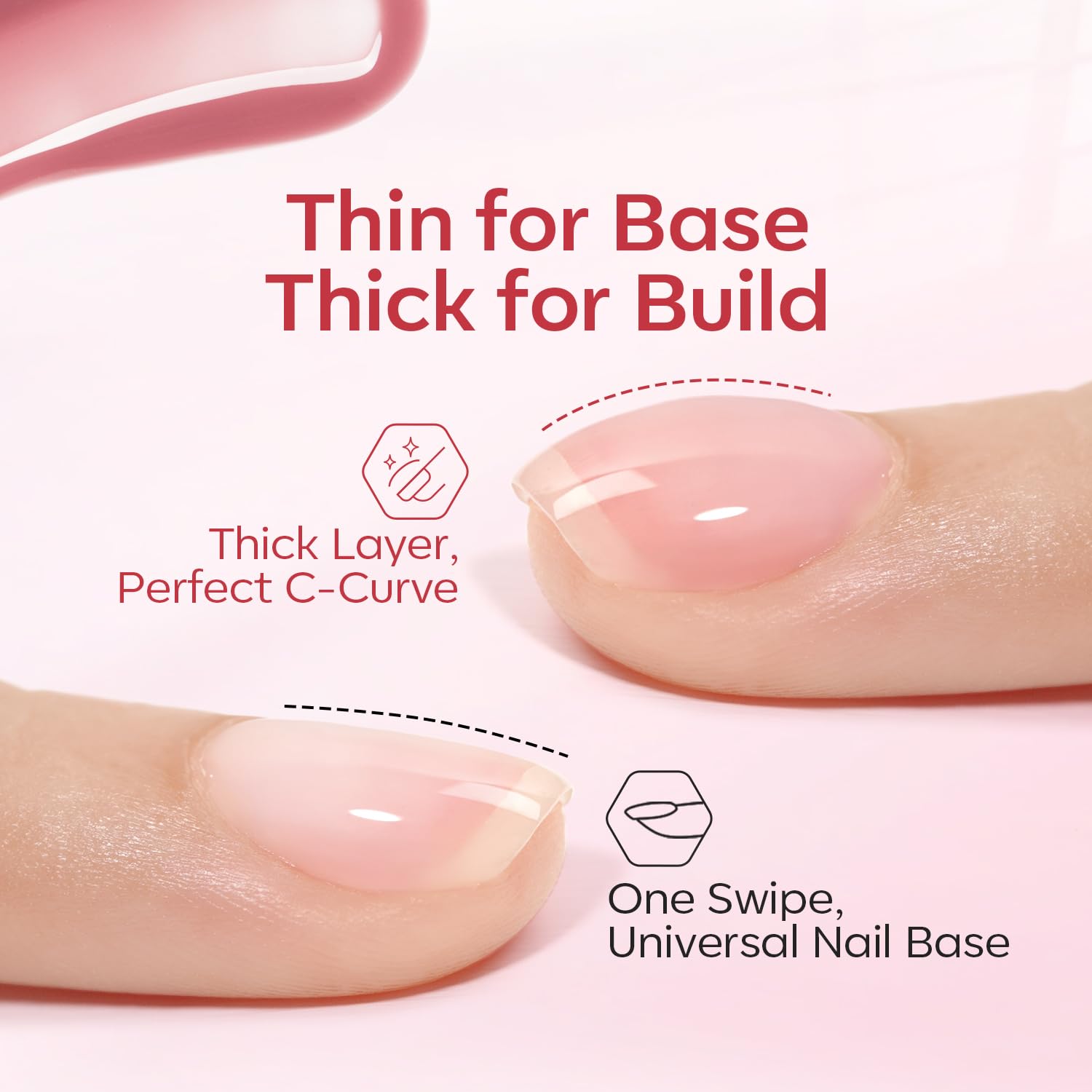 Detalle de Modelones Rubber Base Gel Set 6 Colors