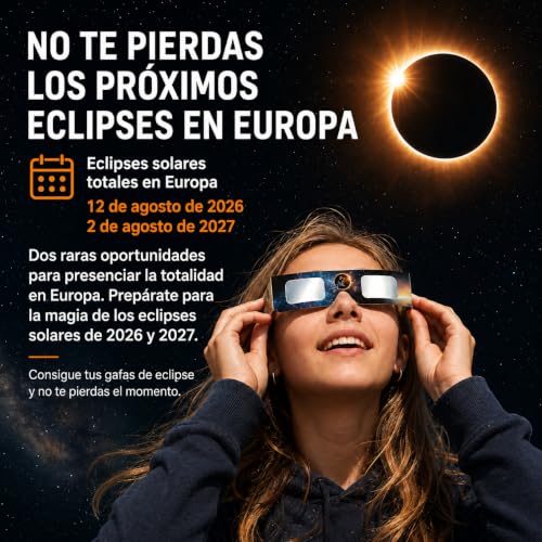 Thumbnail 5 de Keyaluo Gafas Eclipse Solar Homologadas 12 Pack para Observación Directa de 2026