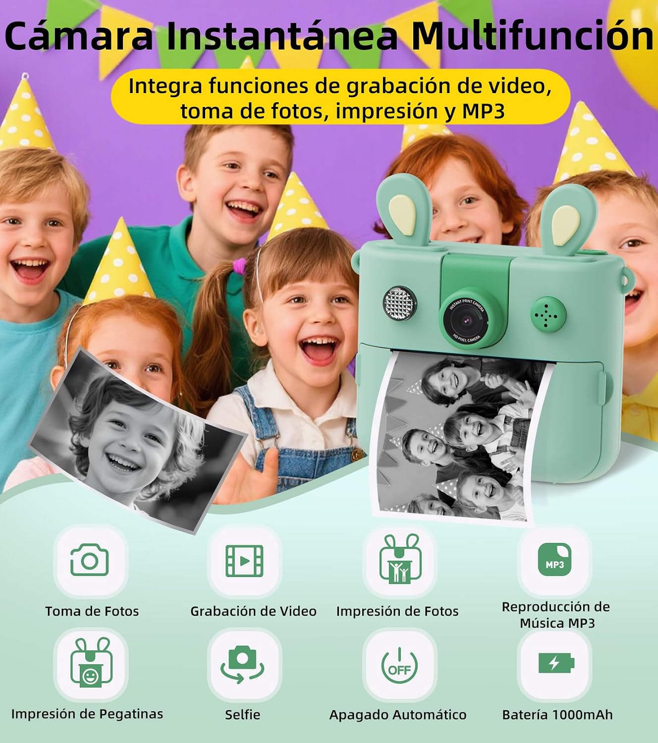 Thumbnail 3 de ORGSTA Camara de Fotos Infantil 32G 1001mAh