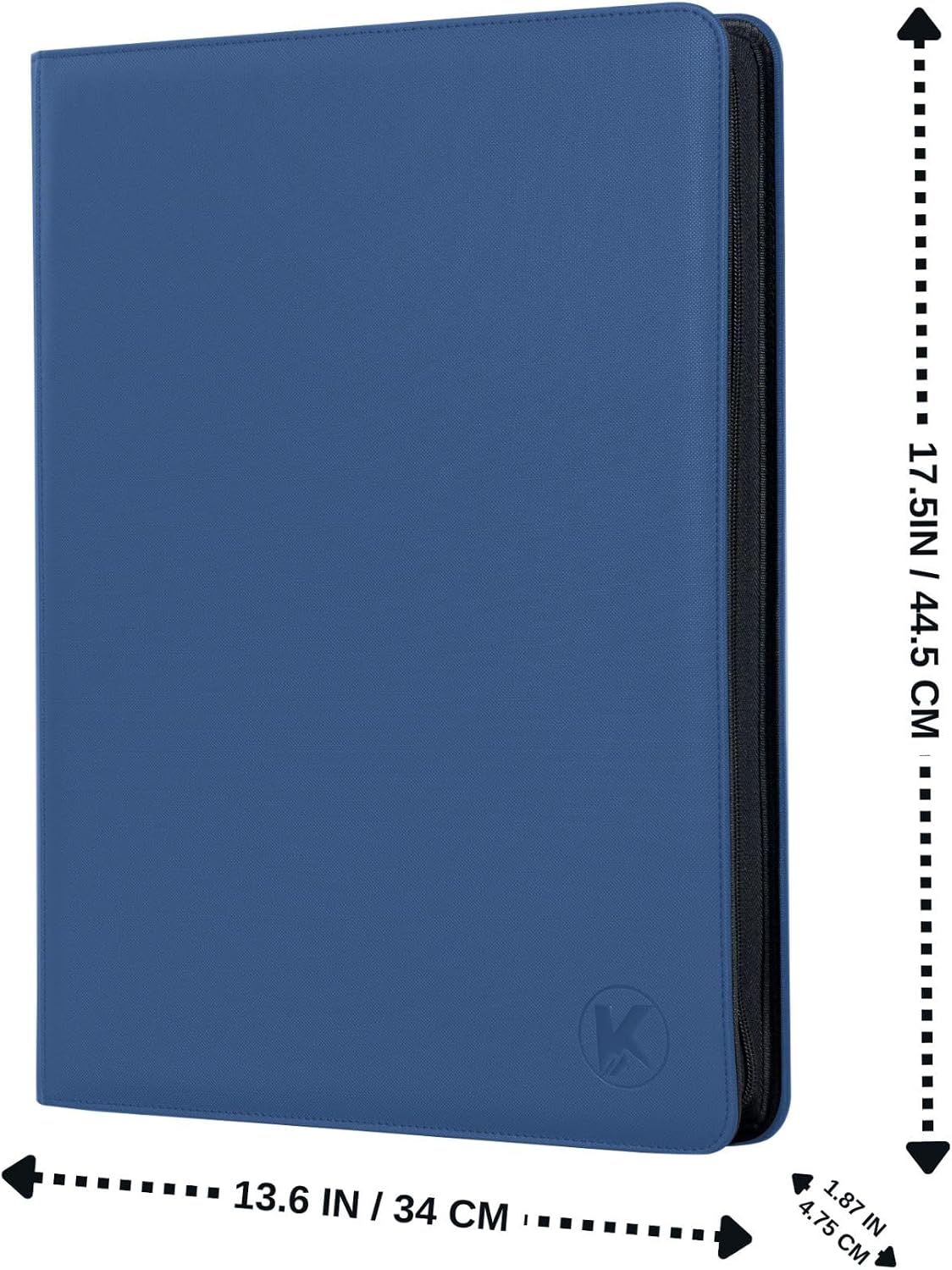 Thumbnail 6 de KUOOKING K-16-1024 16-Pocket Trading Card Binder, Blue, Zippered