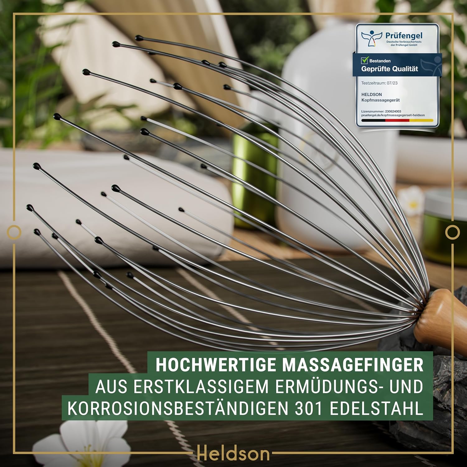 Detalle 2 de HELDSON Premium Kopfmassage Spinne 1 Stück