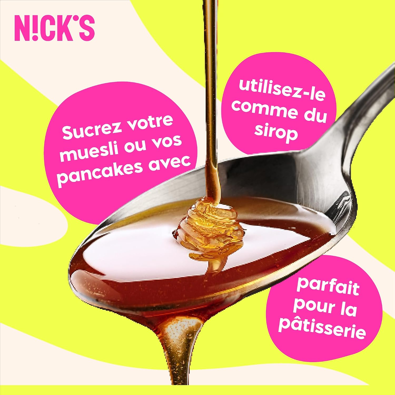 Detalle de NICKS Fiber Siroop ahornsiroop, 300 g vezelrijke keto-zoetstof