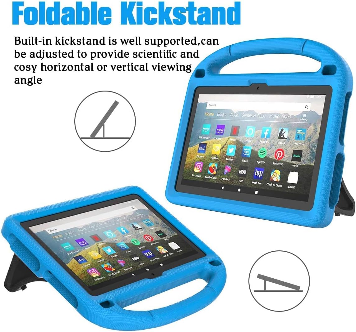 Thumbnail 3 de Kids Case for New Tab 10 Inch (2023 Release) – Blue, Lightweight Shockproof Case with Handle and Kickstand