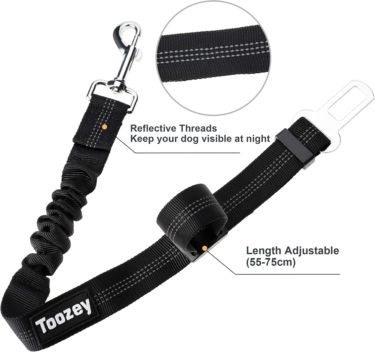 Detalle de Toozey Hundegurt verstellbar 55â75 cm đ