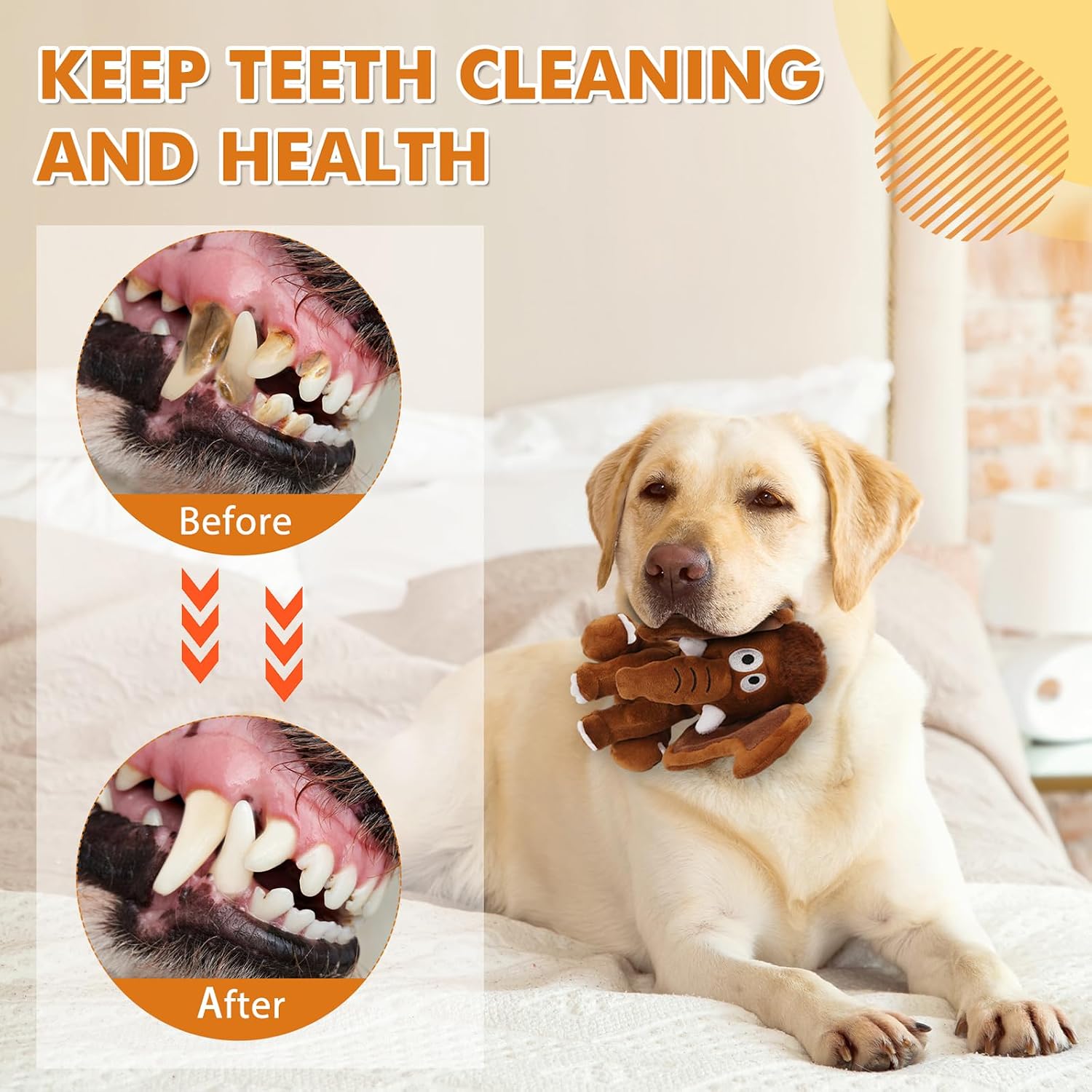 Detalle de Letsmeet Interactive Plush Dog Toy