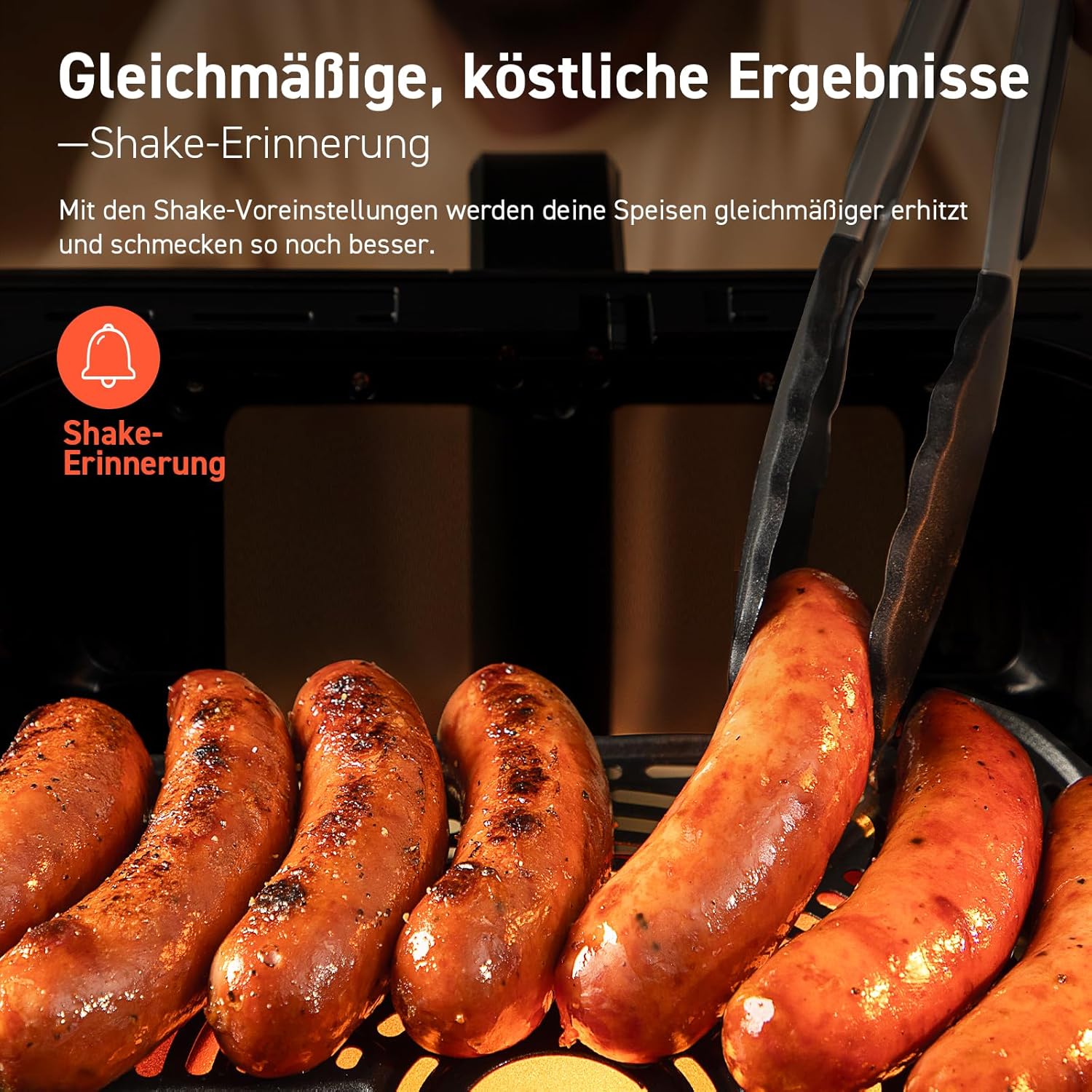 Detalle 2 de COSORI Airfryer Heißluftfritteuse 6,2L mit Sichtfenster 🍟