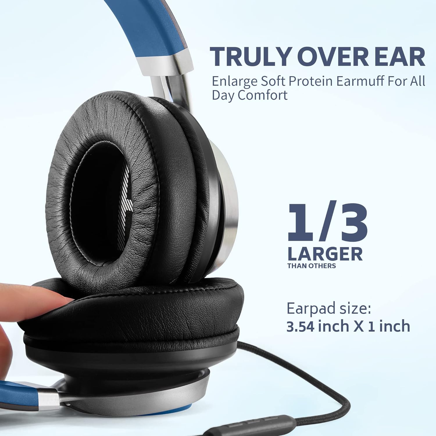Detalle 2 de COOSII AC01 Wired Headphones 40mm