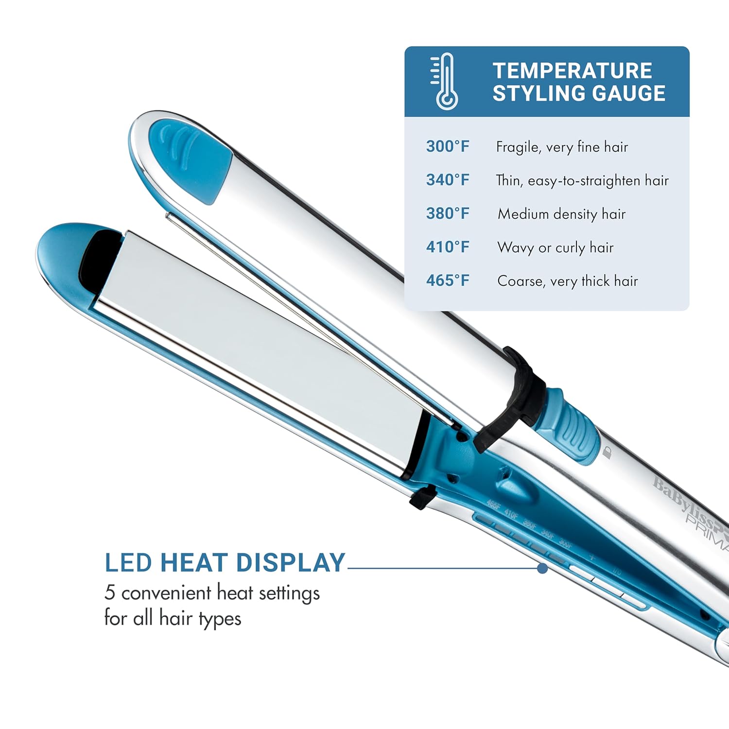 Thumbnail 3 de BaBylissPRO Nano Titanium Prima Ionic Hair Straightener: 3-in-1 Professional Flat Iron & Curling Iron