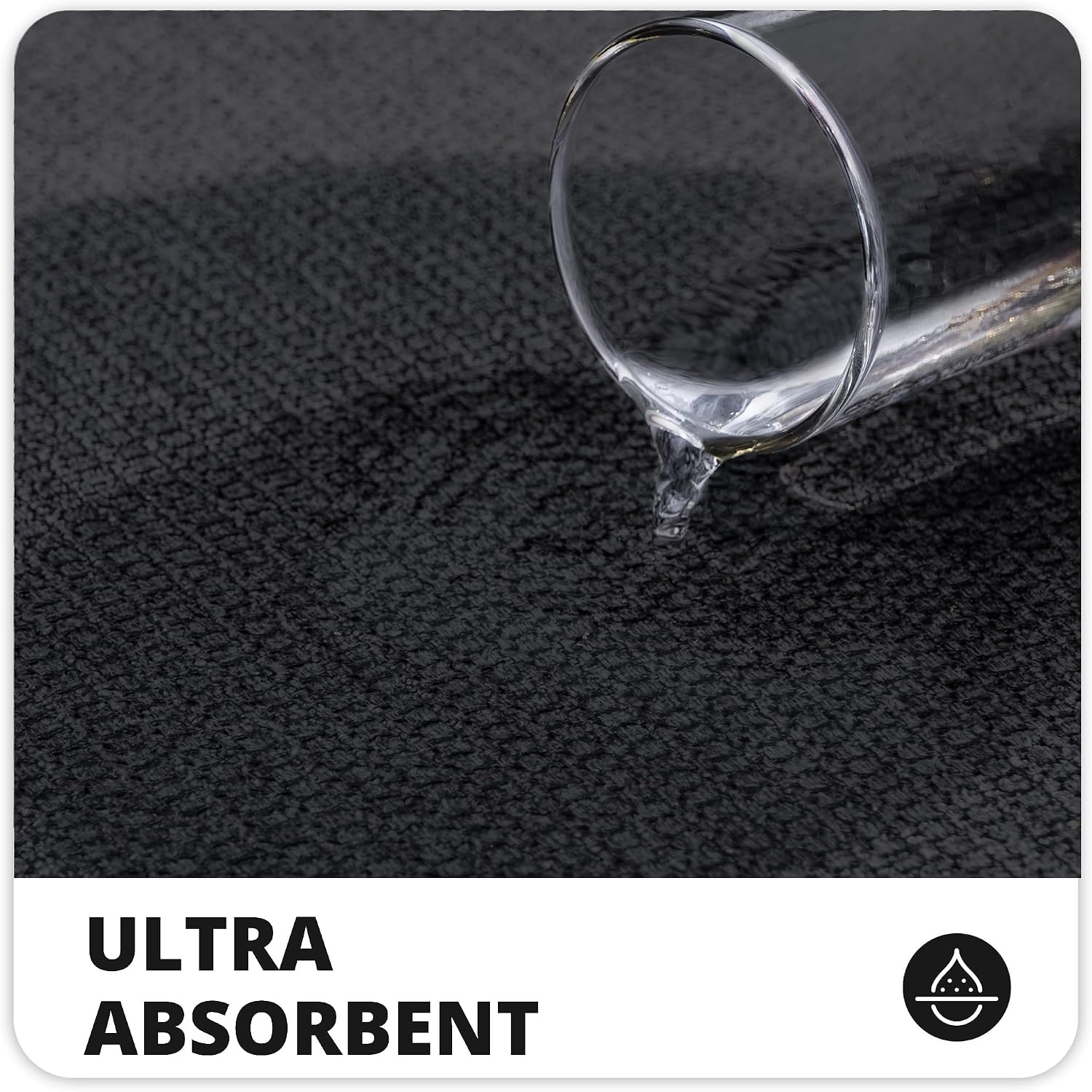 Detalle 2 de Bosap Ultra Thin Bath Mat 17 x 27 in