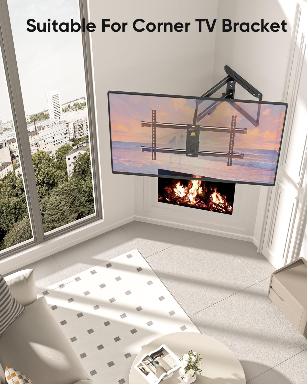 Thumbnail 5 de FORGING MOUNT Long Arm TV Mount for 37–75 Inch TVs with 30" Extension
