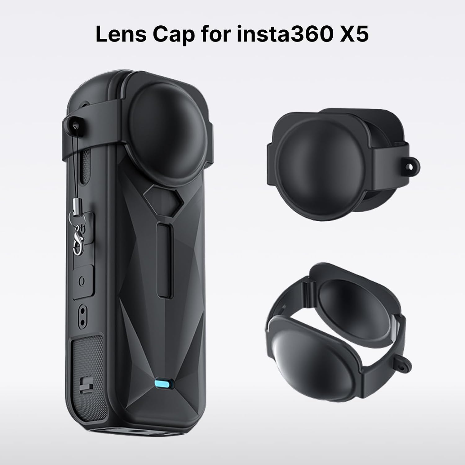 Detalle 2 de YEHOLDING 4-in-1 case for Insta360 X5 accessories