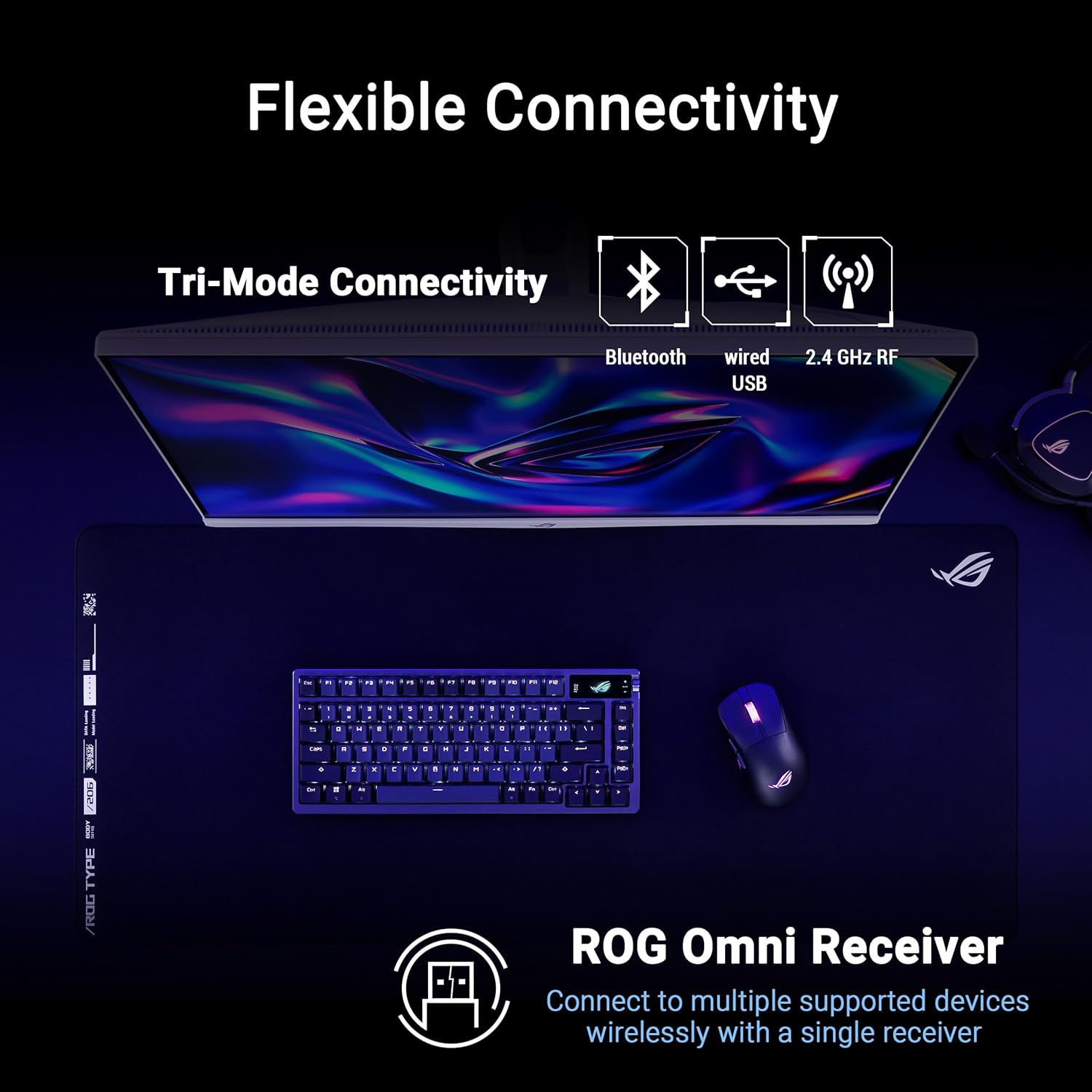 Thumbnail 5 de ASUS ROG Keris II Origin (sans fil) — souris gaming ergonomique légère