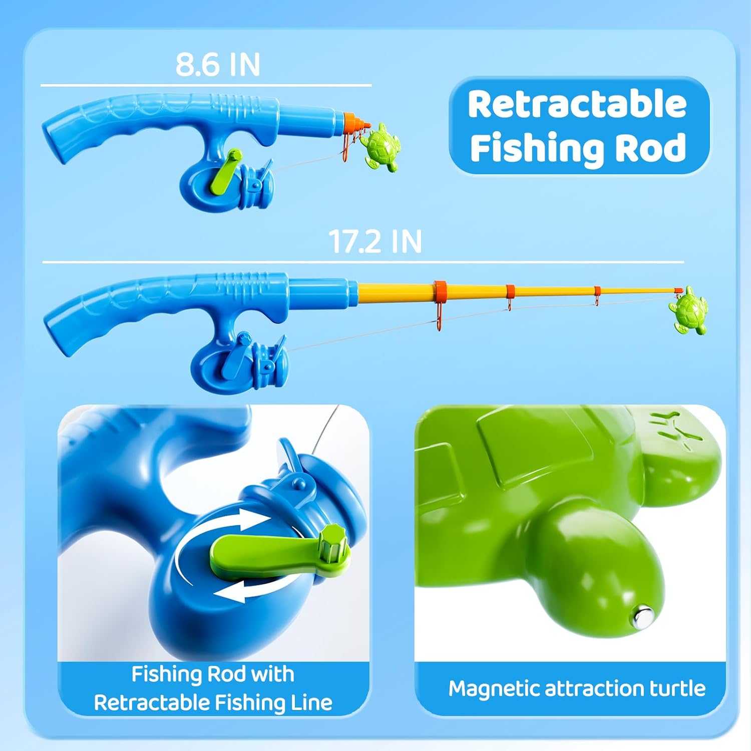 Thumbnail 5 de Magnetic Fishing Game Toys for Kids and Toddlers (Ages 3–8)
