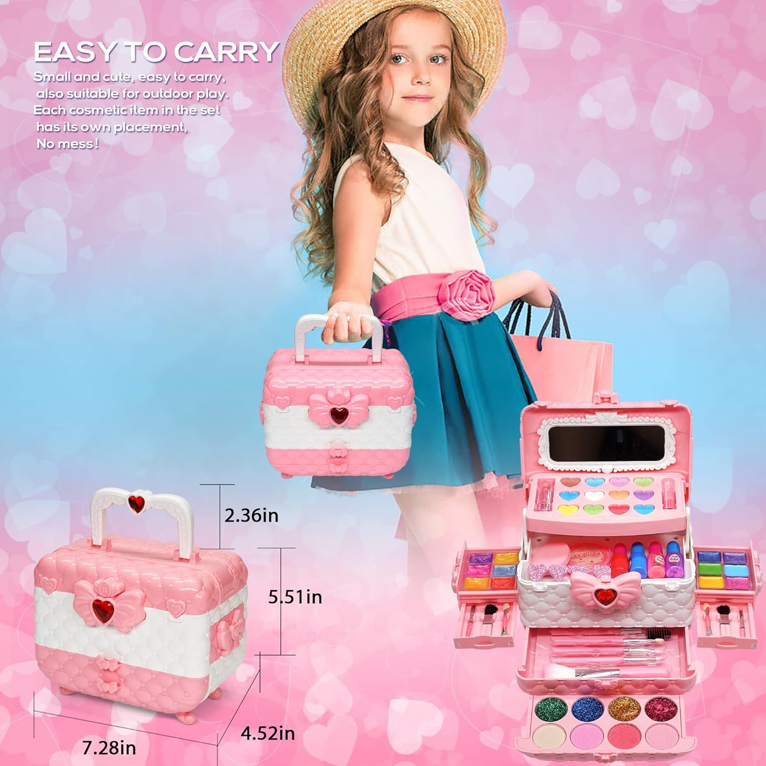 Thumbnail 4 de Kids Makeup Set for Girls Ages 3-4 — Play Kit