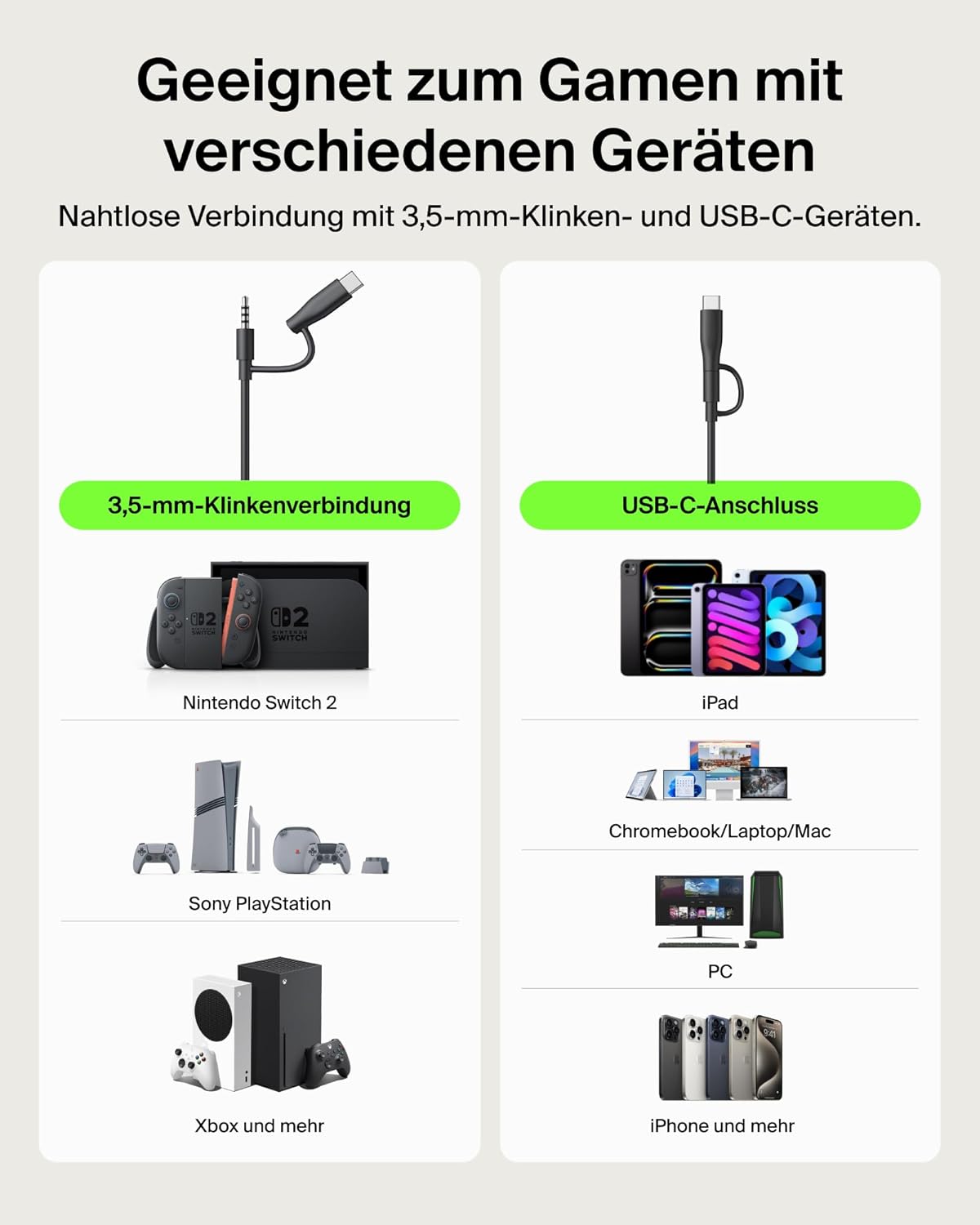 Detalle 2 de Belkin Gaming Inspire Kinderkopfhörer