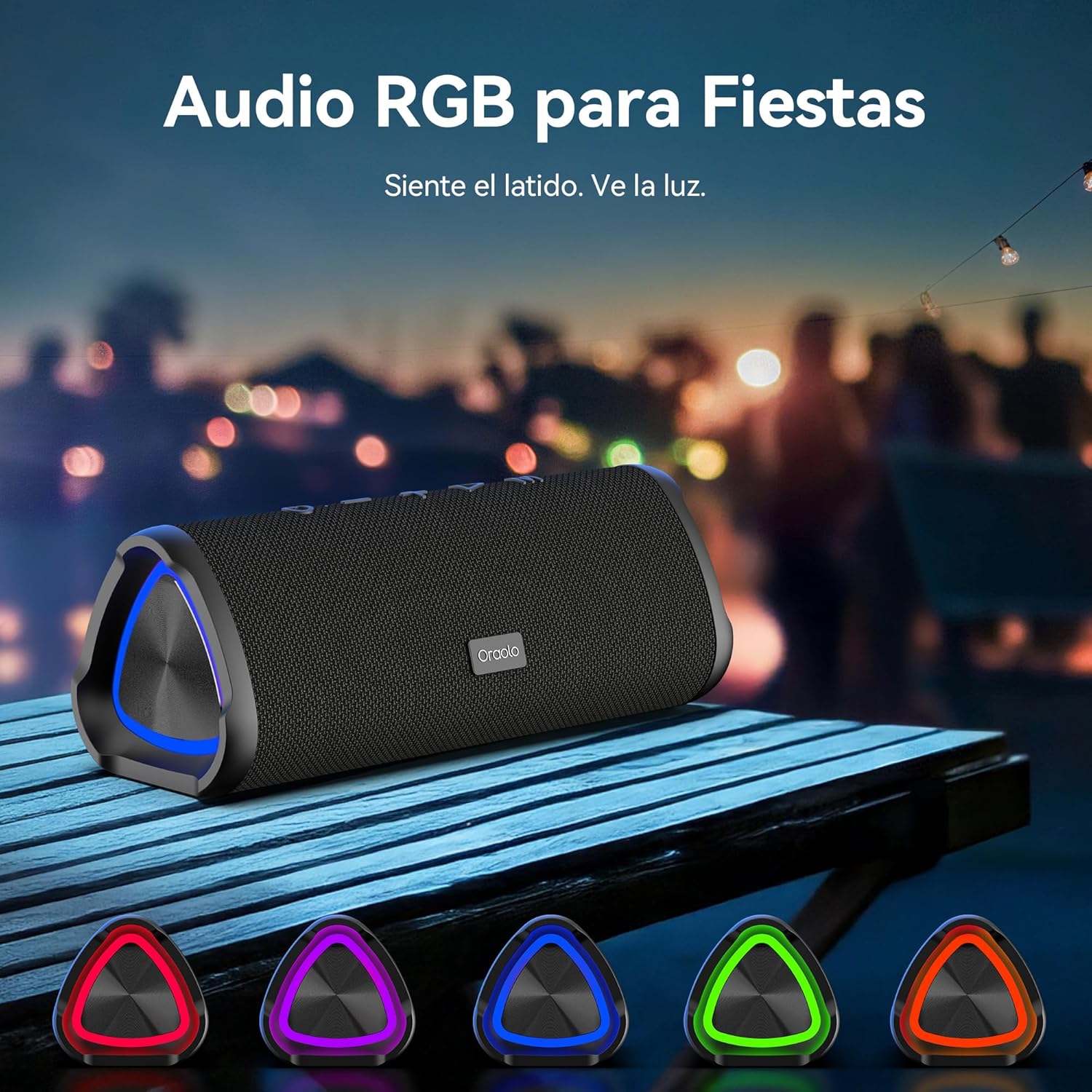 Thumbnail 3 de Oraolo Altavoz Bluetooth Potente 20W