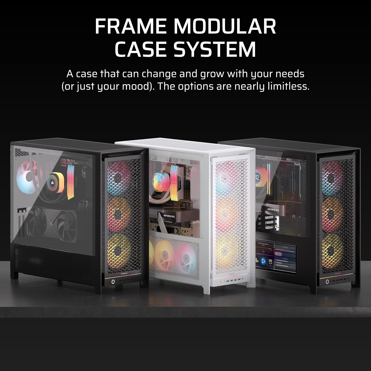 Detalle de Corsair FRAME 5000D RS Case modulare