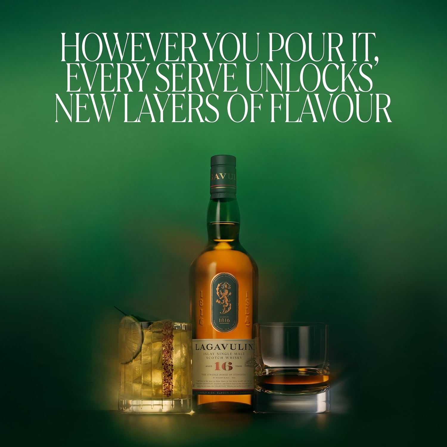 Detalle de Lagavulin 16 Jahre Islay Single Malt Scotch Whisky – 43% Vol, 700 ml