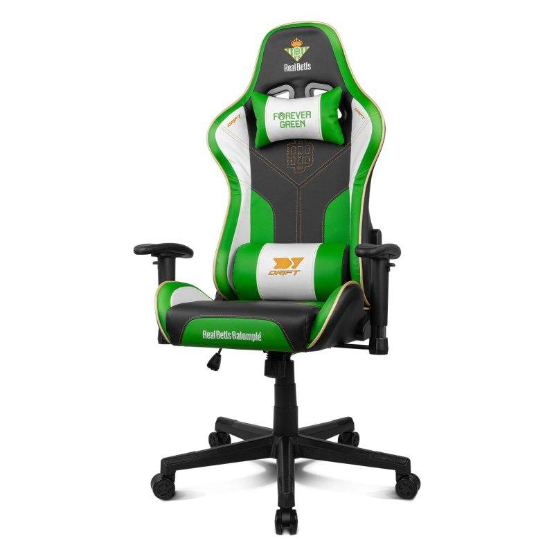 Detalle 2 de Silla Gaming Drift DR90 Betis Edition con reposabrazos 2D