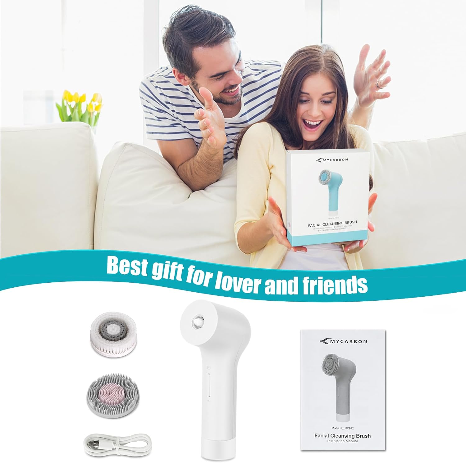 Thumbnail 6 de MYCARBON Cepillo Limpiador Facial 2500mAh