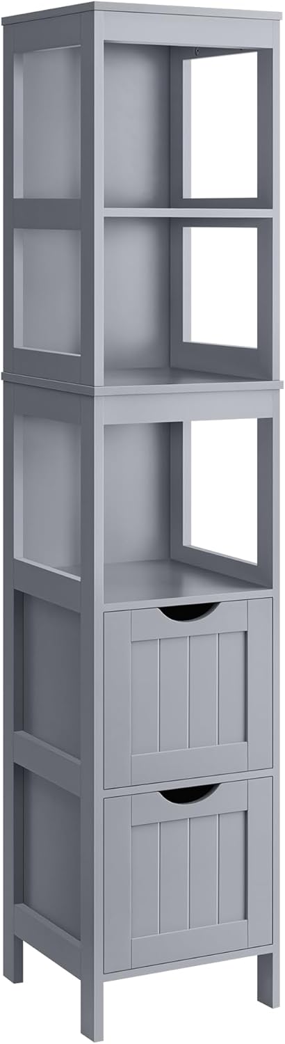 Detalle de VASAGLE Mueble de baño con 2 cajones y compartimentos