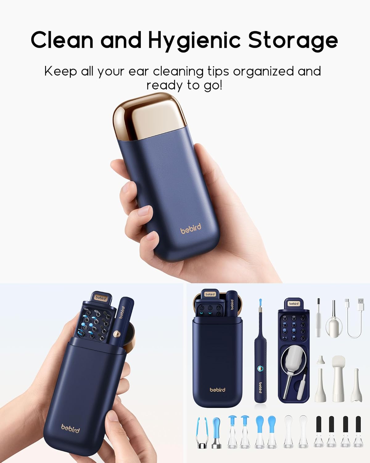 Thumbnail 6 de BEBIRD Ear Cleaning Camera Kit: Flexible Otoscope with 3P Lens and Wireless Earwax Removal