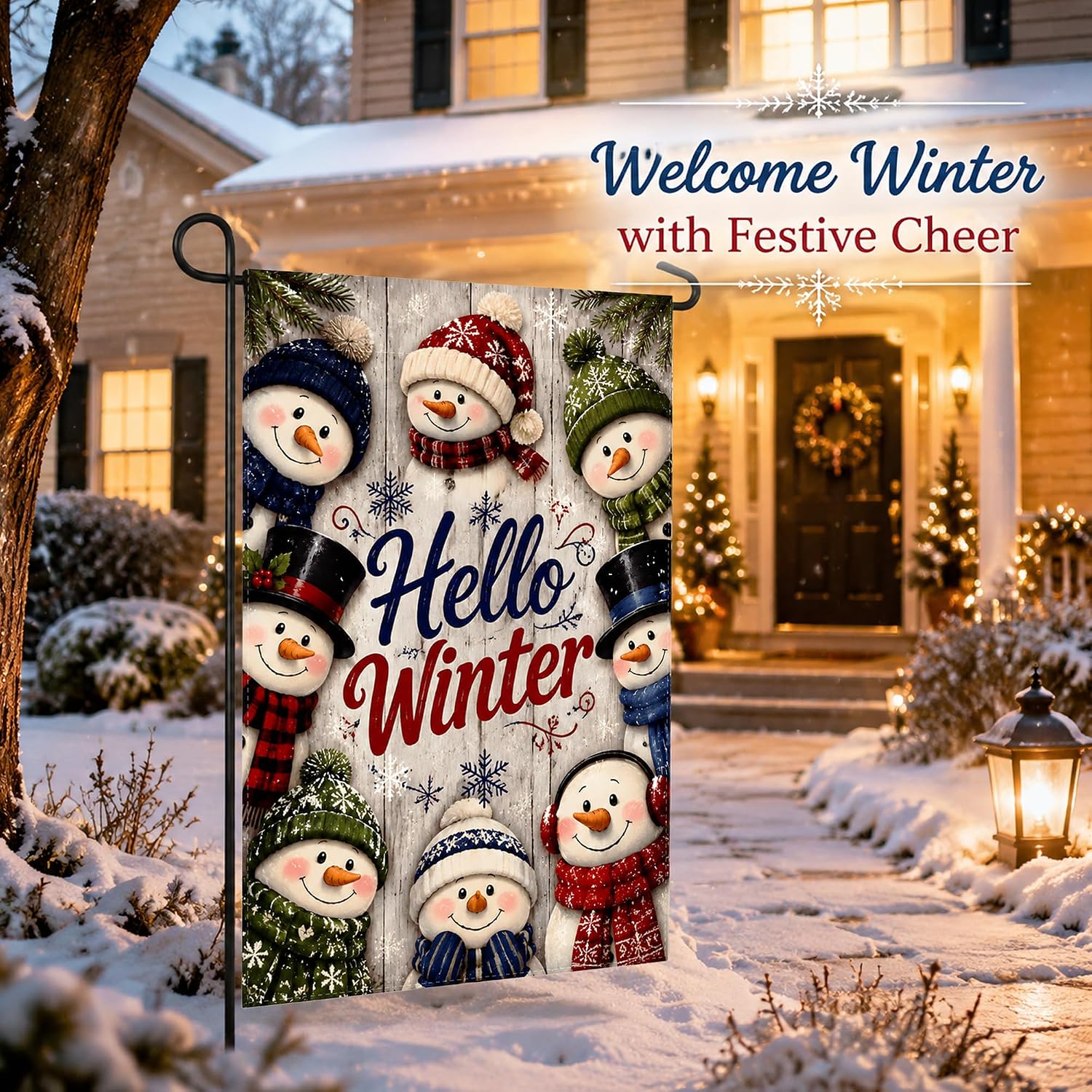 Thumbnail 1 de Christmas Garden Flag, 12 x 18 inches